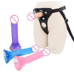 Wearable Strapon Penis Pants Adult Underwear Leather Panties Strap On Dildos Hardness Sex Toys For Women And Men Erotic Products