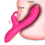 Rabbit Vibrator for Women Clitoris Stimulator Silicone G-spot Powerful 2 in 1 Dildo Female Masturbation Sex Toys Adult Goods