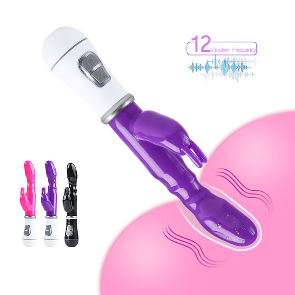 12 Speed Vibration Rabbit Vibrator Clitoris Stimulator Dildo G Spot Massager Female Masturbator Intimate Sex Toys For Women