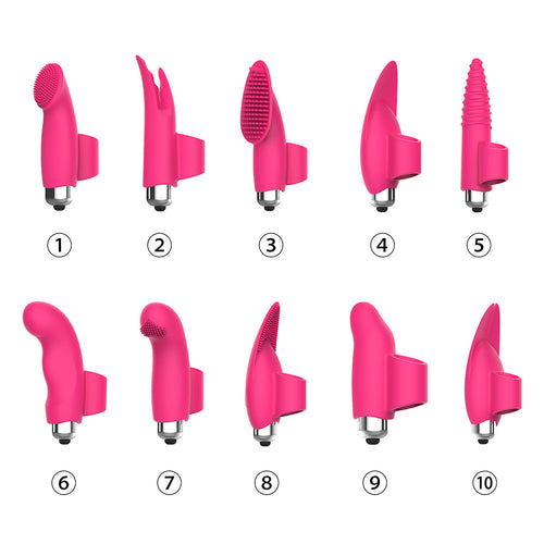 NEW Finger Sleeve Vibrator Silicone Waterproof Clitoral Stimulator Female Vagina Clitoris Massager Sex Adult Products For Women