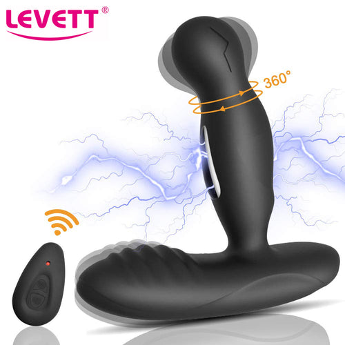 16 Modes Electric Shock Pulse Prostate Massager Anal Plug Vibrator Sex Toys For Men Gay Remote Vibrating Butt Plug Male Sexshop