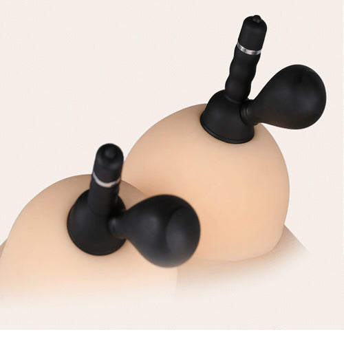 2pcs Sex Clitoris Stimulator Vibrator Nipple Sucker Breast Enlargement Brush Clit Vibrator Female Masturbator Adult Sex Products