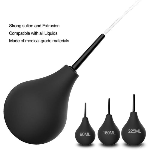 3 Capacity Enema Cleaning Container Vagina Anal Cleaner Douche Enema Cleaning Bulb Health Hygiene Tool for Women Men for Adult