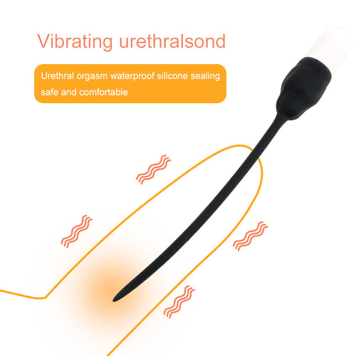 7 Frequency Urethral Vibrator Catheter Penis Plug Sex Toys for Men  Urethral Plug Penis Insertion Silicone Dilators Sex Products
