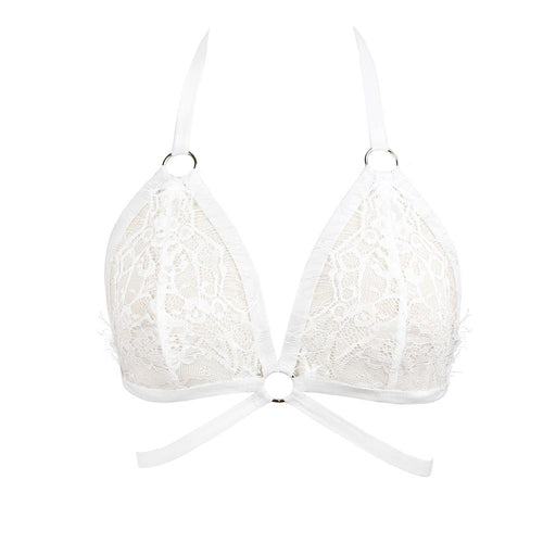 Adult Clothing Women Sexy Lace Breathable Bra Fashionable Hang Neck Underwear Temptation Sexy Bra for Ladies Erotic Accessory