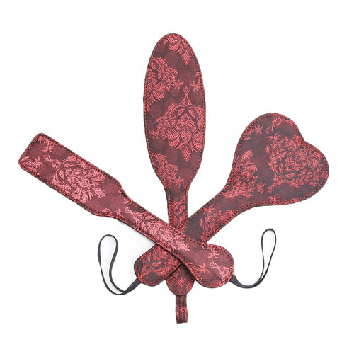 Adult Sex Toys Games Slave For Woman Men Paddle Bdsm Spanking Paddle Embroidery SM Flogger Bdsm Bondage Fetish Whip Sluts Toys