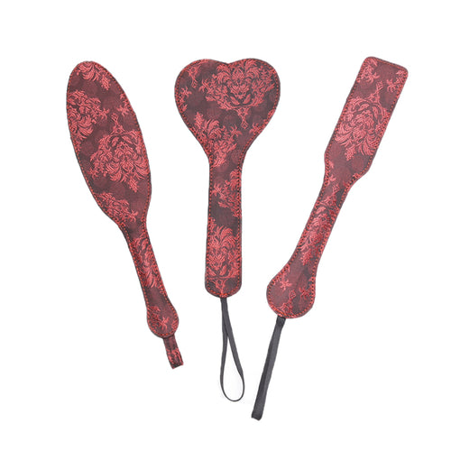 Adult Sex Toys Games Slave For Woman Men Paddle Bdsm Spanking Paddle Embroidery SM Flogger Bdsm Bondage Fetish Whip Sluts Toys