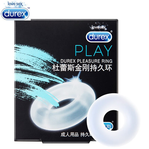 Anneau de plaisir Durex pour préservatif agrandissement anneau pénis manchon Extender jouets sexuels produits érotiques éjaculation retard pénis Extender