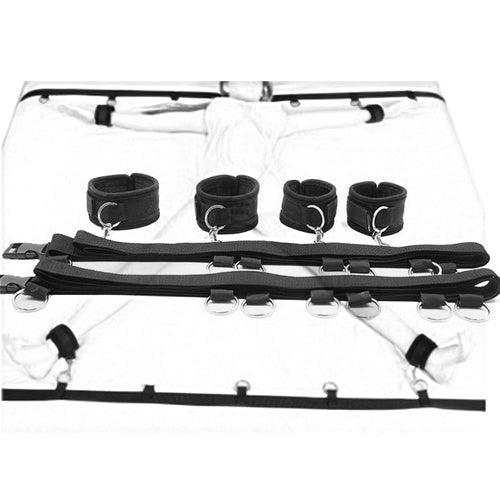 BDSM Bondage Set Flirting Handcuffs Neck Ankle Erotic Under Bed Bondage Bedroom Restraint Adult Sex Toys For Couples Slave Games