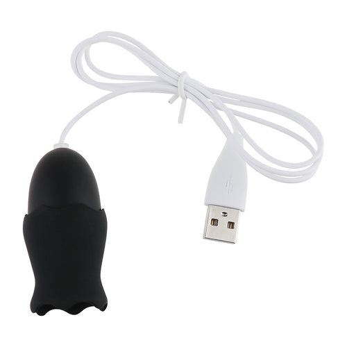 Black Blowjob Orgasm Anal Massager Vaginal Ball Bullet Vibrator Powerful G Spot Clitoral Tongue Licking Egg Sex Toys for Women