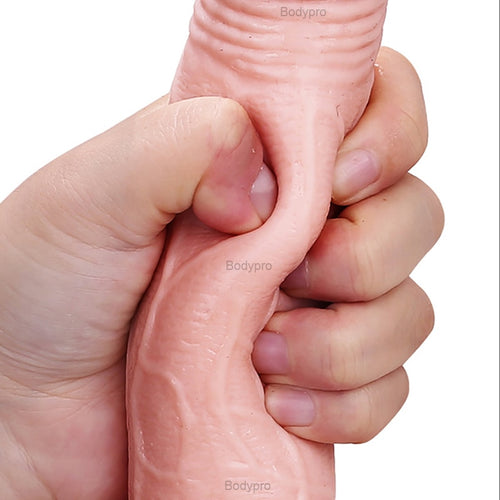 Bodypro Heating Realistic Dildo Vibrator Artificial Penis Masturbator Rechargable Swing Adult Sex Toys for Woman