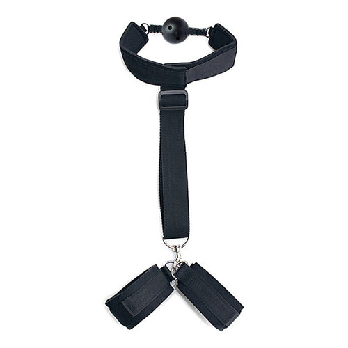 Bondage Handcuffs Cuffs Mouth Ball Gags&Muzzles BDSM Bondage Set Restraint Fetish Adult Sex Toys For Couples Games Sex Products