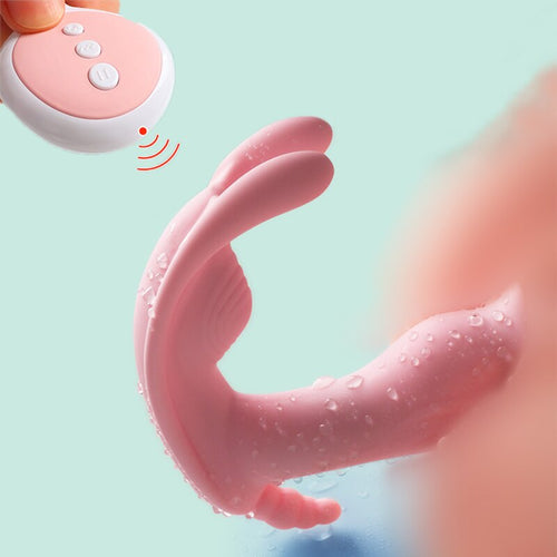 Butterfly Dildo Vibrator Adult Sex Toys for Women G Spot  Clitoris Stimulator  Wireless Remote Control Vibrator Panties Wearable