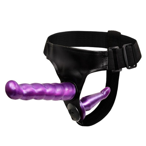 Double Penis Dildo Double Ended Strapon Ultra Elastic Harness Belt Strap On Dildo Adult Sex Toys for Woman Couples Sex Products