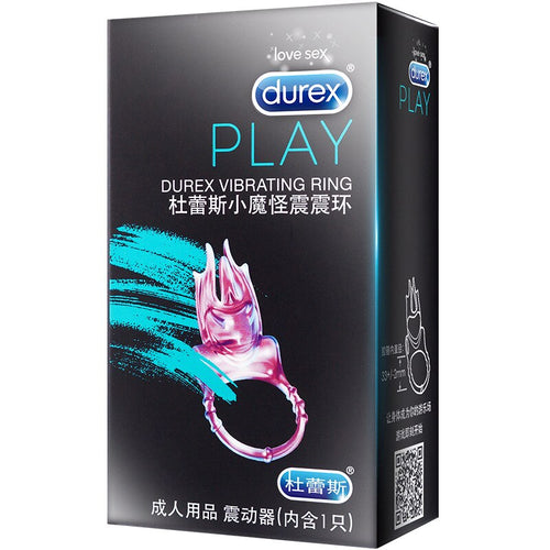 Durex anneau vibrant Stimulation du Clitoris diable Ultra feu doigt vibrateur Extender anneau intime marchandises Sex Toy pour Couples sexe