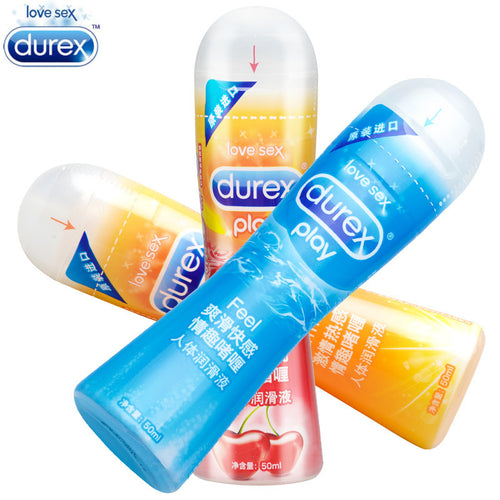 Durex huile lubrifiante à base d'eau lisse vagin Anal lubrifiants réchauffement fluide lubrifiant humain sûr accro intime