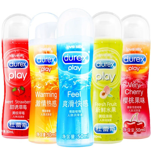 Durex huile lubrifiante à base d'eau lisse vagin Anal lubrifiants réchauffement fluide lubrifiant humain sûr accro intime