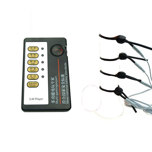 E-Stim Monopolar Conductive Loops Cock Rings and Ball Electro Penis Ring Rubber Tube TENS Electrodes  Medical Sex Toys For Men