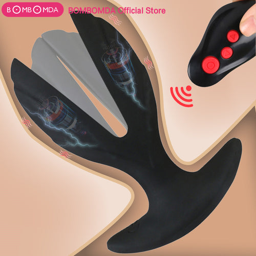 Electric Shock Male Prostate Massager Wearable Anal Plug Vibrator Wireless Remote Dildo Vibrator Opening Butt Plug Anal Dilator