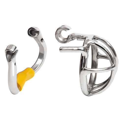 Ergonomic Stainless Steel Stealth Lock Male Chastity Device,Cock Cage,Fetish Virginity Penis Lock,Cock Ring,Chastity Belt,S052