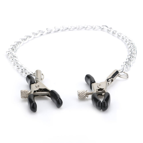 Exotic Accessories Gold Chain Fetish Nipple Clamp With Chain Sex Toys BDSM Breast Nipple Shaking For Couple Body Jewelry Small Bell