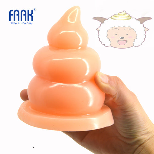 FAAK  Anal plug big beads huge anal dildo Fun Shit Gag sucker butt plug Erotic Toys Sex Products anal massage masturbate