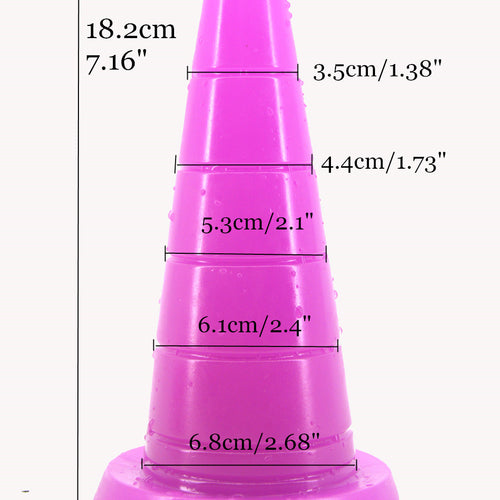 FAAK Large anal plug cone shape suction butt plug anal sex toys adult products anal dildo groove big dildo vagina masturbation