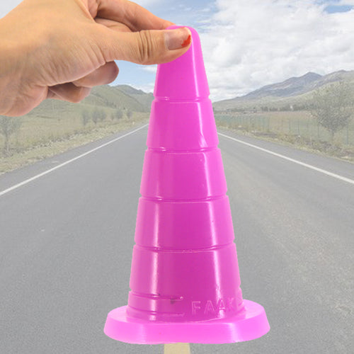 FAAK Large anal plug cone shape suction butt plug anal sex toys adult products anal dildo groove big dildo vagina masturbation