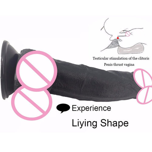 FAAK Strong Suction Cup Black Big Dildo Realistic Penis Dick Masturbator Vagina Or Anal Plug Sex Toys For Woman Erotic shop