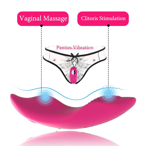 Portable Clitoral Stimulator 10 Modes Wireless Remote Control Vibrator Invisible Panties Vibrating Egg Sex Toys for Women