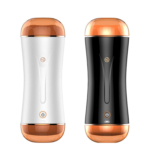 FOX Electric Male Masturbator For Men Vagina Blowjob Dual Mode Real Pocket Pussy Erotic Adult Sex Toys For Men Masturbatings