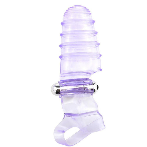 ปลอกนิ้วสั่น นวดจุด G-spot กระตุ้นคลิตอริส เซ็กส์ทอยเลสเบี้ยน ของเล่นคู่รัก