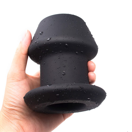 Hollow Anal Expander Huge Dildo Man Anus Plugs Prostate Massage Vagina Dilator Sex Toys Super Large Silicone Butt Plug Enema Toy