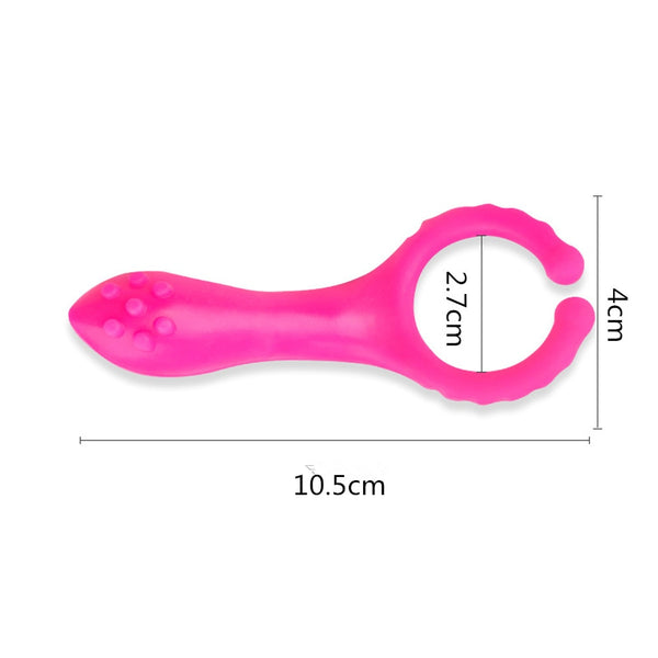 Hot Sale Silicone Vibration Clip Vibrator Adult Game For Men Climax Delay Sex Ring Massage Vaginal Dilator For Women Couple Gay