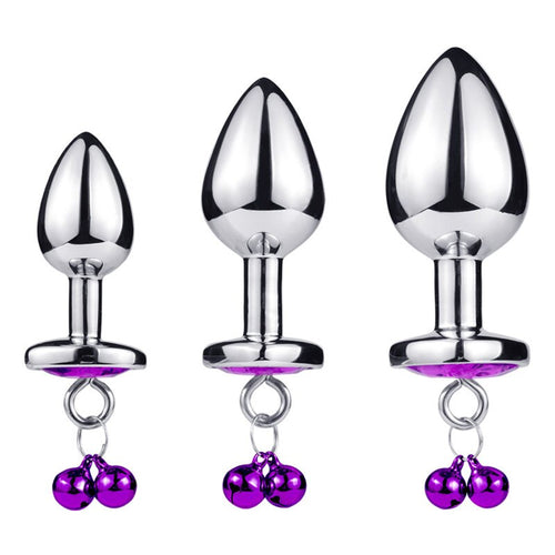 Intimate Metal Anal Plug With Crystal Jewelry Smooth Touch Butt Plug No Vibrator Anal Bead Anus Dilator Anal Toys for Men/Women6