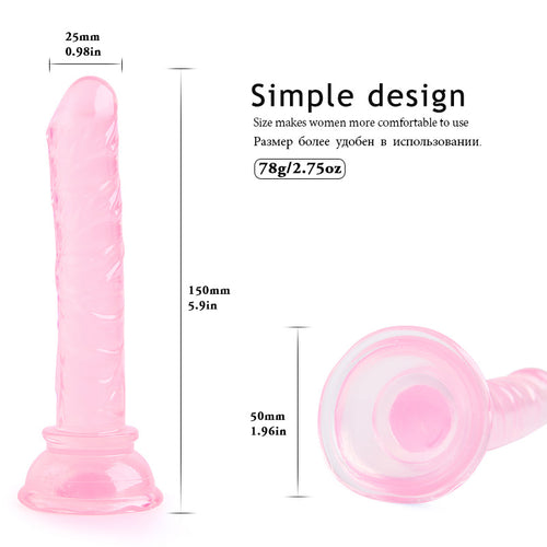 Jelly Dildos Anal Plug Sex Toys for Women Suction Cup Dildo Female Masturbator G-Spot Vaginal Massager Butt Plug Sex Products