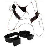 Adult sex toys for women, couples fetish, handcuffs, ankle cuffs, open leg restraints, mouth gag, BDSM bondage set, flirting, love games