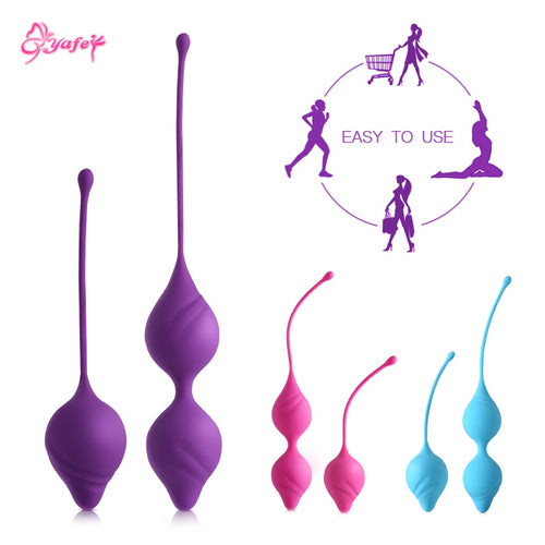 Kegel Ball Vibrator Vagina Tigthen Exercise  Smart Geisha Ball Vaginal Massage Ben Wa Ball Love Egg Erotic Adult Toys for Women