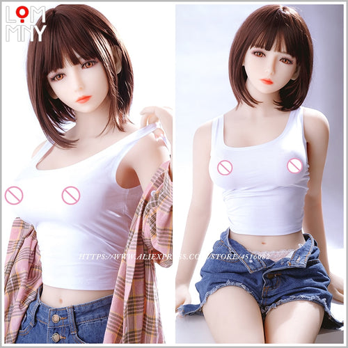 LOMMNY 168cm Sex Doll Realistic Young Sexdoll Silicone Breast Ass Pussy Sexy Toys Oral Love Doll Adult Lifelike Sexdoll for Man