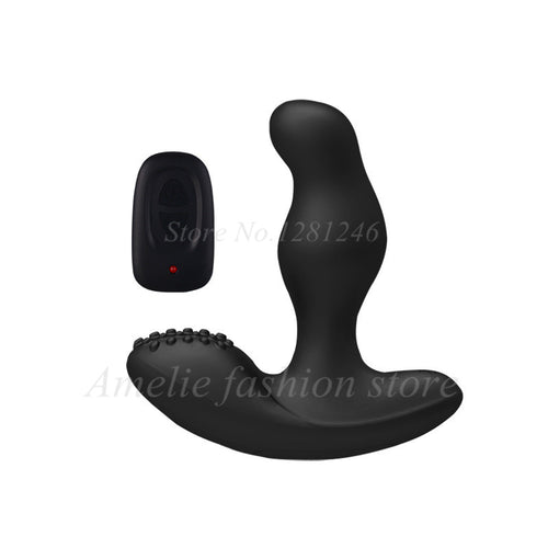Levett Caesar USB Charging 360 Degree Rotation Male Prostate Massager Butt Plugs G-Spot Prostata Vibrator for Men Anal Sex Toys