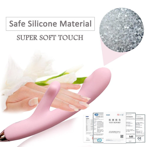 Lovebobe produit de sexe gode vibrateur clitoridien G spot vibrateurs jouets sexuels pour femme, USB Double stimuler les jouets sexuels pour adultes