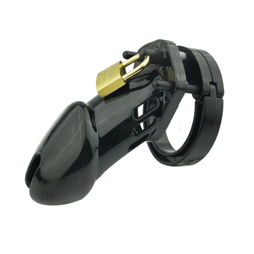 Male Chastity Device Cock Cage Chaste Bird Small/Standard with 5 Size Rings Brass Lock Locking Number Tags Erotic Sex Toy for Ad