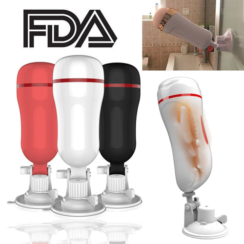 Male Masturbator Cup Soft Pussy Sex Toys Transparent Vagina Adult Endurance Exercise Sex Products Vacuum Pocket Cup for Men