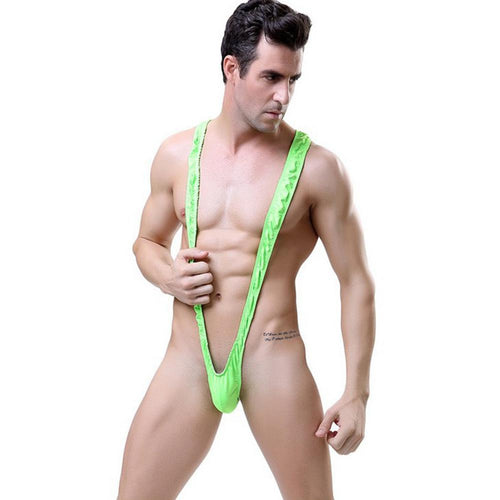 Man One-piece Garment Sexy Low Waist Underwear Seductive Sling Lingerie Briefs Temptation T-back V-style Lingerie Sex Toy Gift