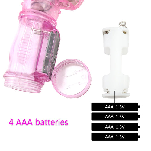 Dual Motor Dildo Rabbit Vibrator 12 Speeds Vibration Rotation Sex Toy for Women G Spot Massager Clitoris Stimulator Sexo