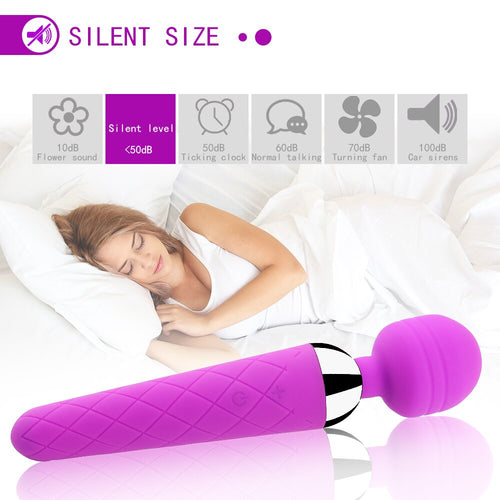 Powerful USB Rechargeable Massager Vibrators AV Magic Wand for Release muscle Adult Sex Toys Sex Product