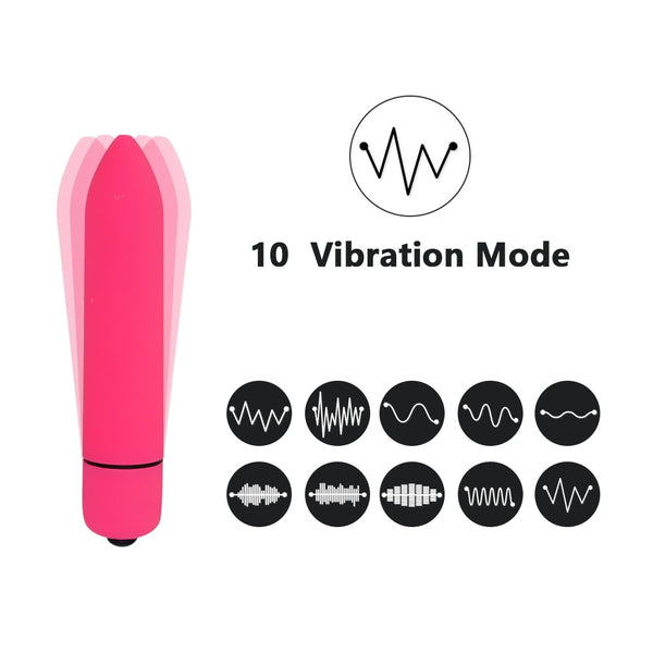 Mini Bullet Vibrator Sex Toy for Women 10 Speeds G Spot Vibration Vagina Vibrator Clitoris stimulator Female Massager Adult Toys