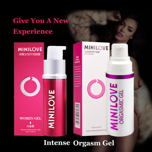Minilove Enhance Gel Item Orgasmic Female Libido Climax Sex Drops Exciter Love Condensation climax orgasm Strong gel for Women