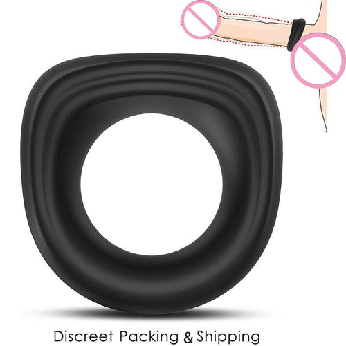 Movconly Soft Liquid Silicone Penis Ring Premium Stretchy Cock Ring Last Longer Stronger Erection Pleasure Enhancing Sex Toy