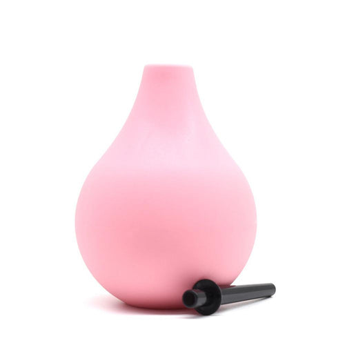 PERSONAGE 224ml Pear Shaped Enema Rectal Shower Cleaning System Silicone Gel Blue Ball for Anal Anus Enema Anal Cleaning